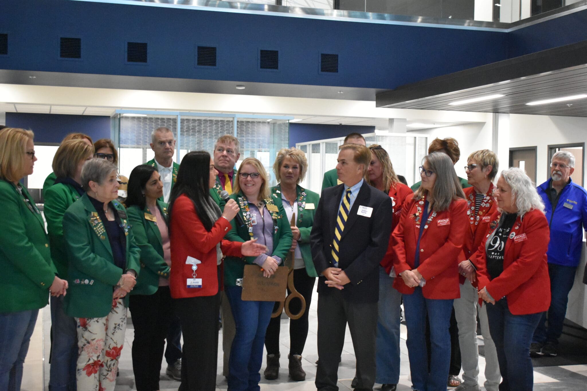 employees celebrating